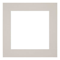 Passe Partout 40x40cm Carton Gray Gray Edge 6cm Straight Front | Yourdecoration.com