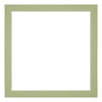 Passe Partout 40x40cm Carton Mint Green Edge 3cm Straight Front | Yourdecoration.com