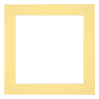 Passe Partout 40x40cm Carton Yellow Edge 5cm Straight Front | Yourdecoration.com