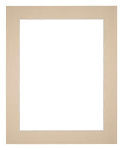 Passe Partout 40x45cm Carton Beige Edge 5cm Straight Front | Yourdecoration.com
