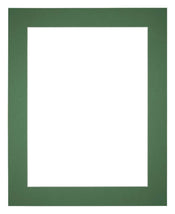 Passe Partout 40x45cm Carton Green Forest Edge 5cm Straight Front | Yourdecoration.com