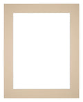 Passe Partout 40x50cm Carton Beige Edge 5cm Straight Front | Yourdecoration.com