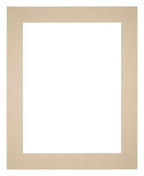 Passe Partout 40x50cm Carton Beige Edge 5cm Straight Front | Yourdecoration.com