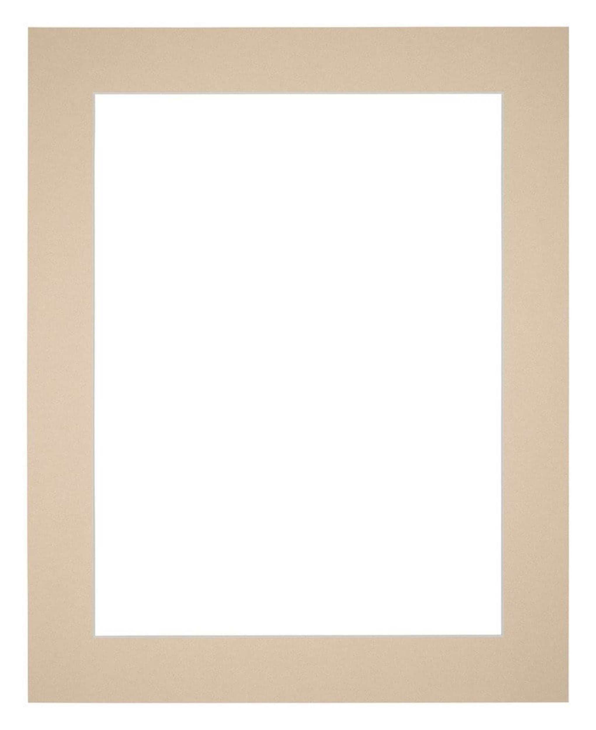 Passe Partout 40x50cm Carton Beige Edge 5cm Straight Front | Yourdecoration.com