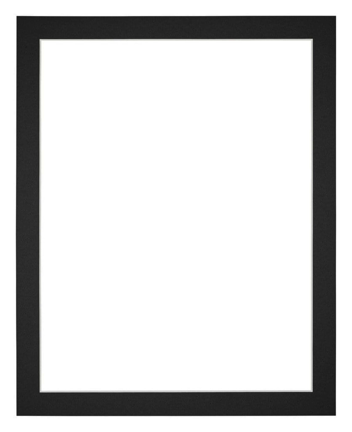 Passe Partout 40x50cm Carton Black Edge 3cm Straight Front | Yourdecoration.com