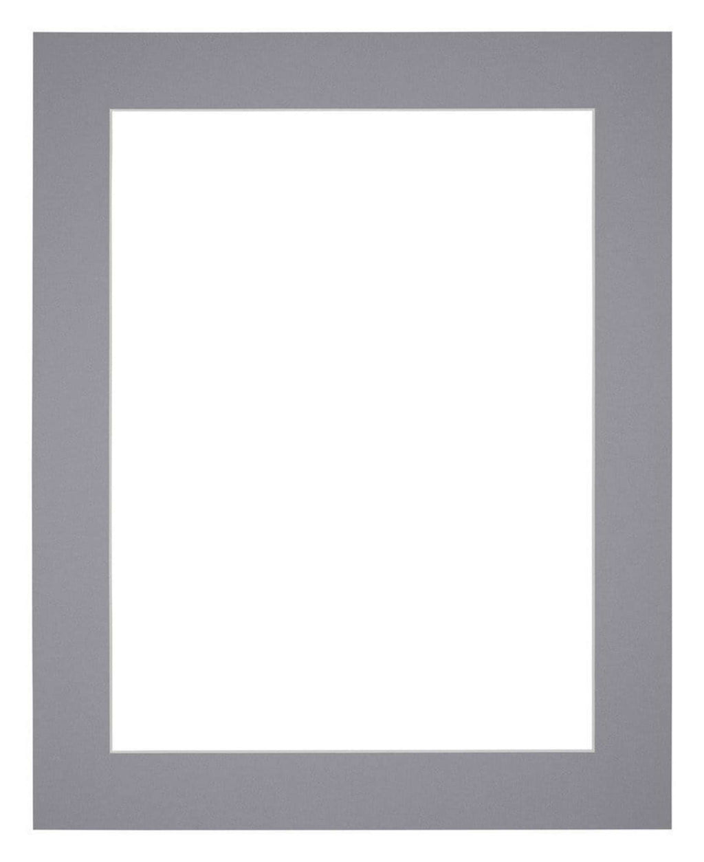 Passe Partout 40x50cm Carton Gray Edge 5cm Straight Front | Yourdecoration.com