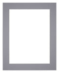 Passe Partout 40x50cm Carton Gray Edge 5cm Straight Front | Yourdecoration.com