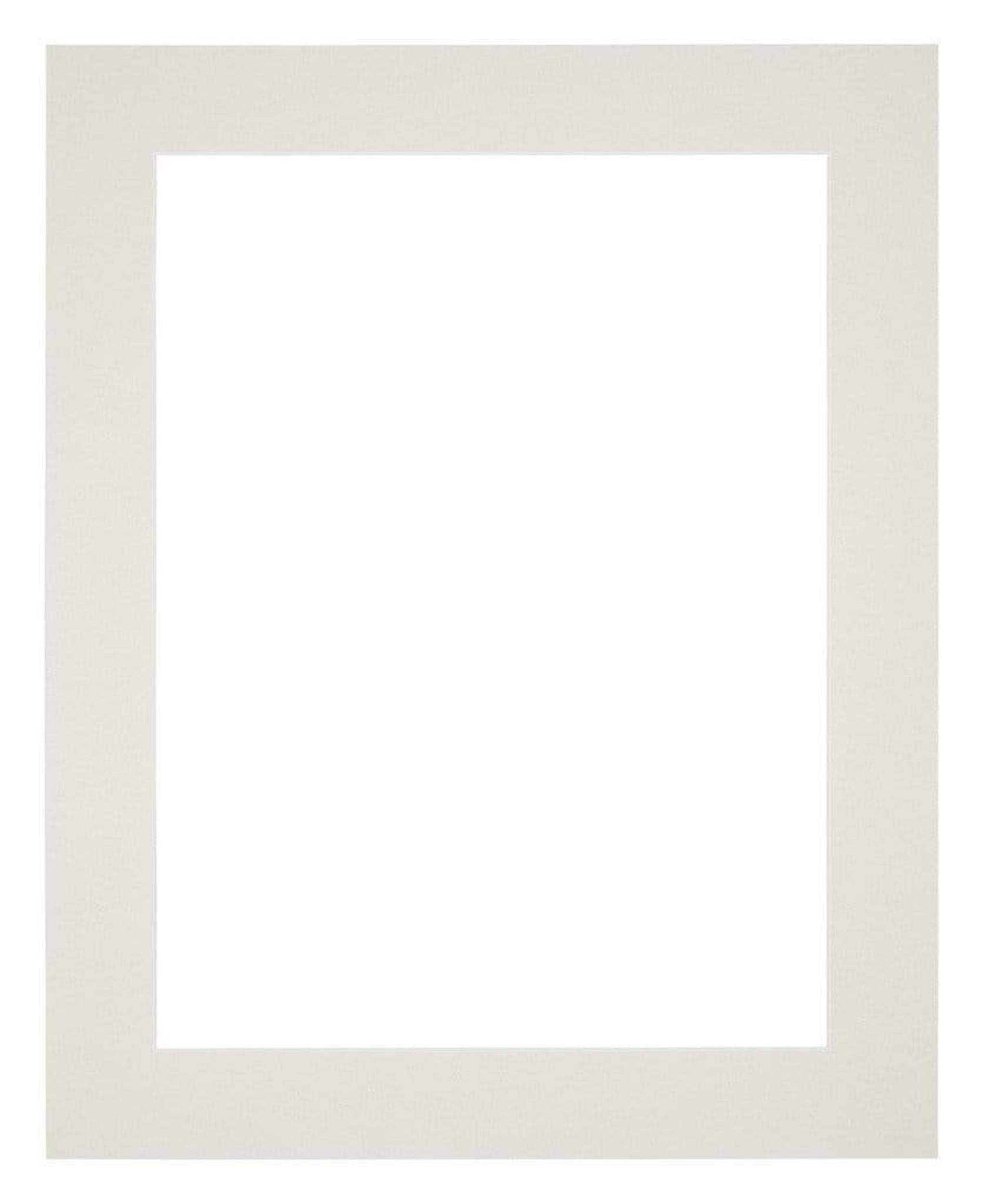 Passe Partout 40x50cm Carton Light Gray Edge 5cm Straight Front | Yourdecoration.com