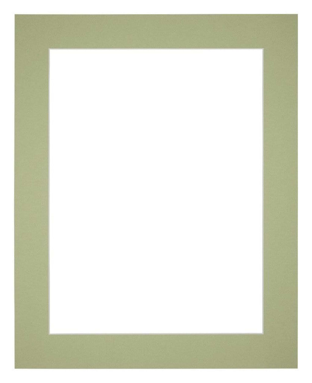 Passe Partout 40x50cm Carton Mint Green Edge 5cm Straight Front | Yourdecoration.com