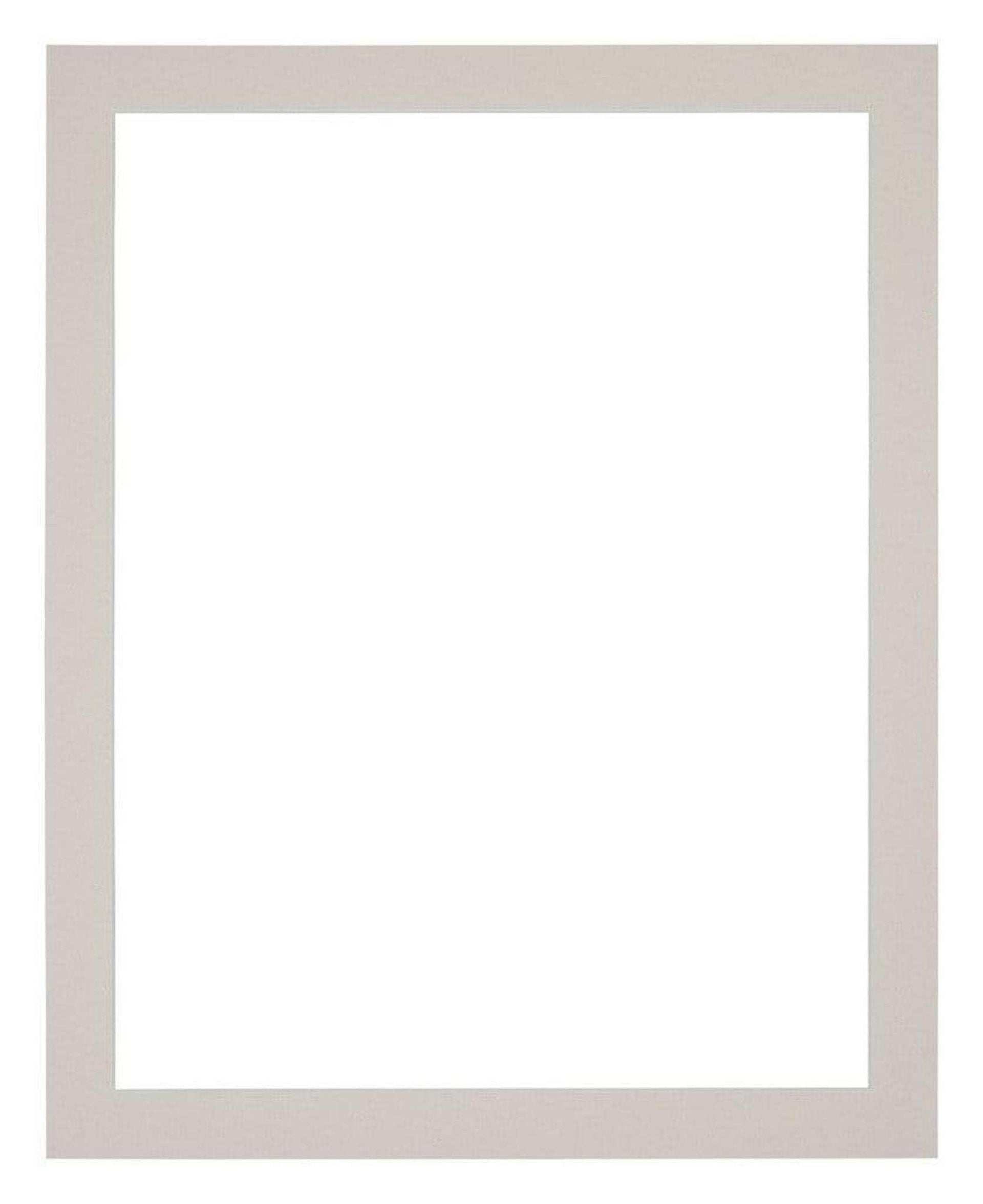 Passe Partout 40x55cm Carton Gray Gray Edge 3cm Straight Front | Yourdecoration.com