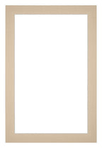 Passe Partout 40x60cm Carton Beige Edge 3cm Straight Front | Yourdecoration.com