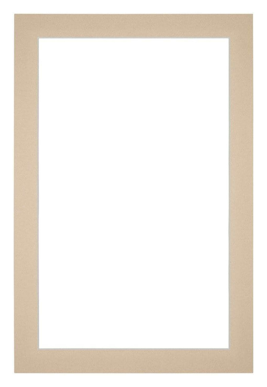 Passe Partout 40x60cm Carton Beige Edge 3cm Straight Front | Yourdecoration.com