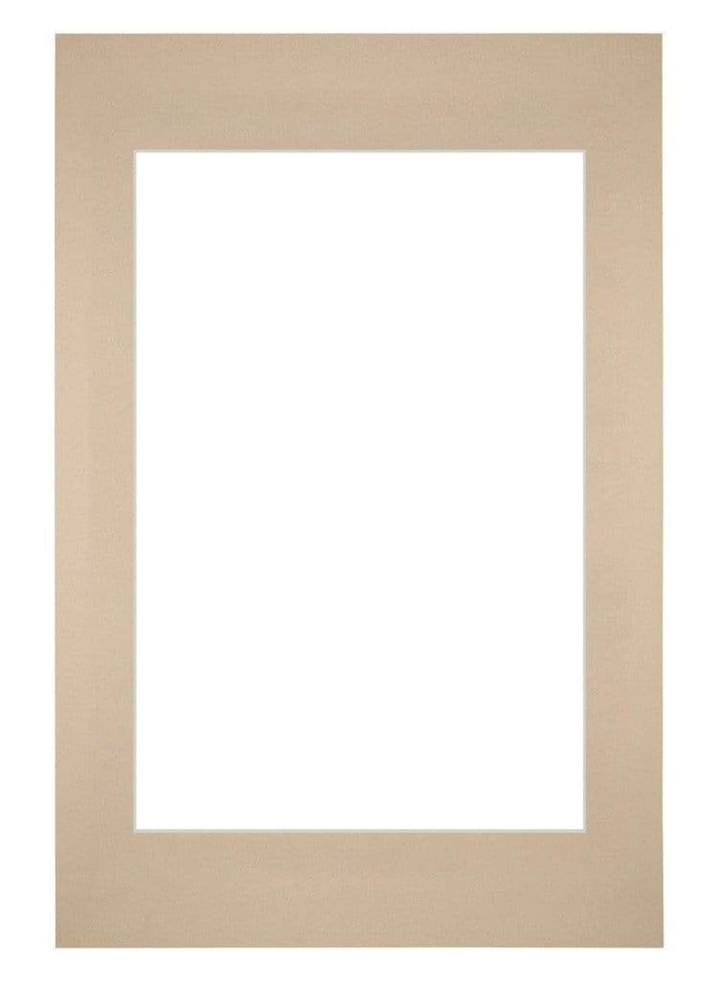 Passe Partout 40x60cm Carton Beige Edge Straight Front | Yourdecoration.com