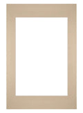 Passe Partout 40x60cm Carton Beige Edge Straight Front | Yourdecoration.com