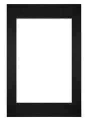 Passe Partout 40x60cm Carton Black Edge Straight Front | Yourdecoration.com
