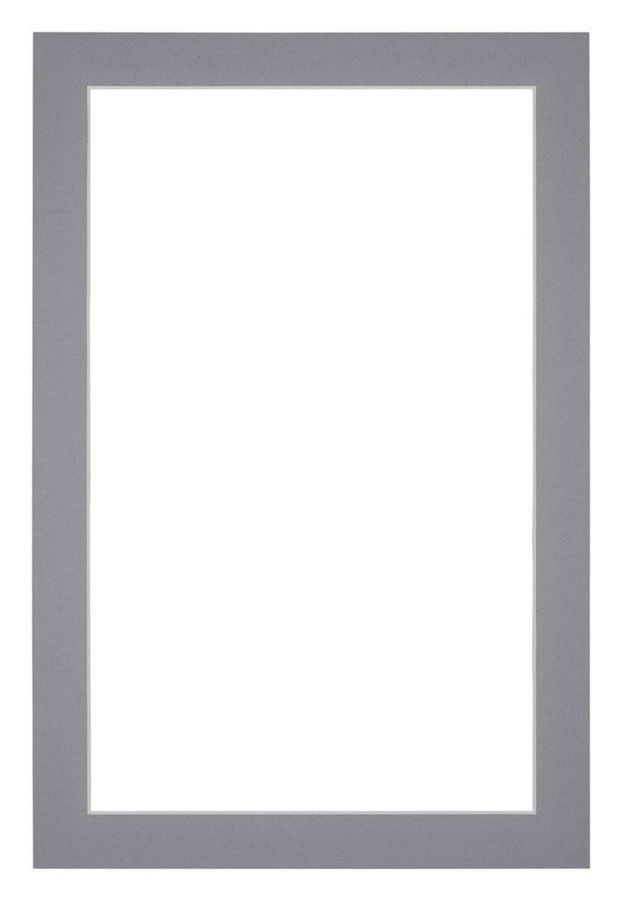 Passe Partout 40x60cm Carton Gray Edge 3cm Straight Front | Yourdecoration.com