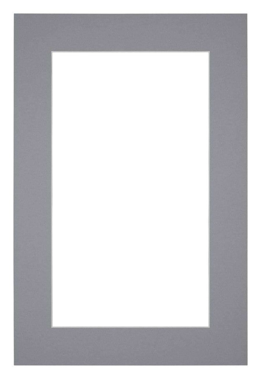 Passe Partout 40x60cm Carton Gray Edge 5cm Straight Front | Yourdecoration.com