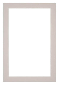 Passe Partout 40x60cm Carton Gray Gray Edge 3cm Straight Front | Yourdecoration.com