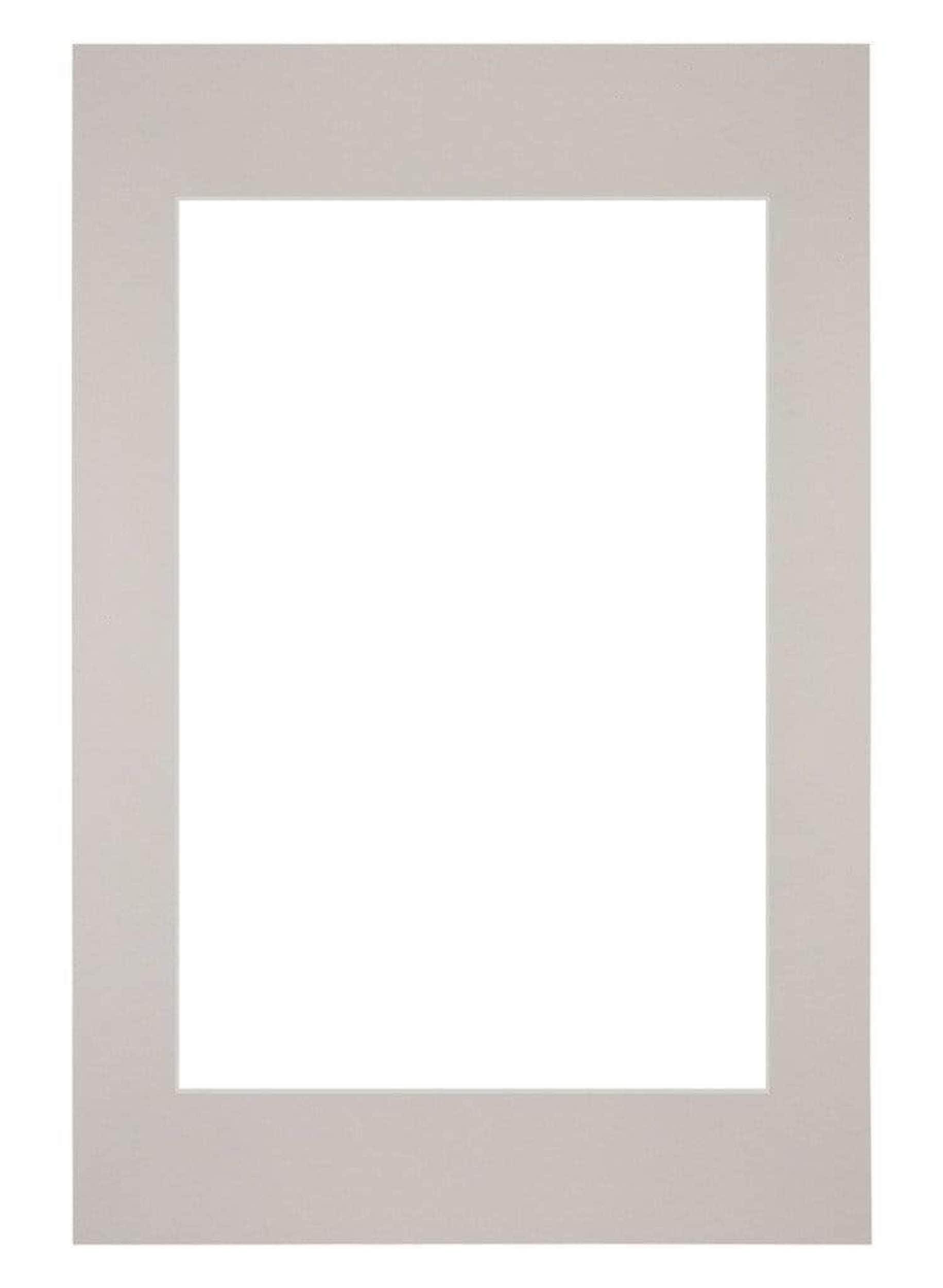 Passe Partout 40x60cm Carton Gray Gray Edge Straight Front | Yourdecoration.com