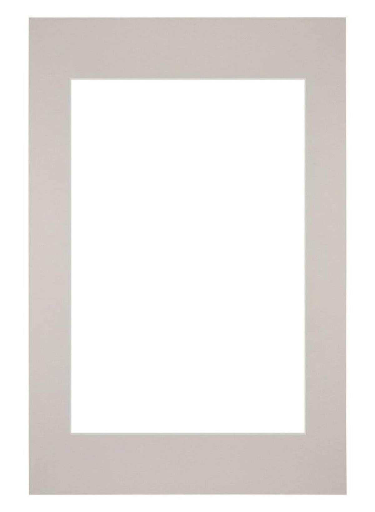 Passe Partout 40x60cm Carton Gray Gray Edge Straight Front | Yourdecoration.com