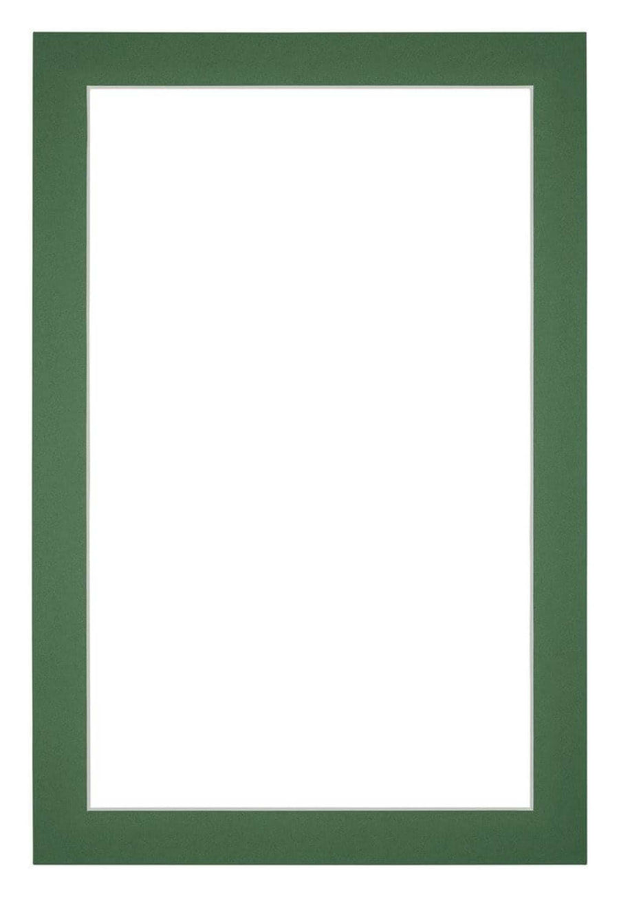 Passe Partout 40x60cm Carton Green Forest Edge 3cm Straight Front | Yourdecoration.com