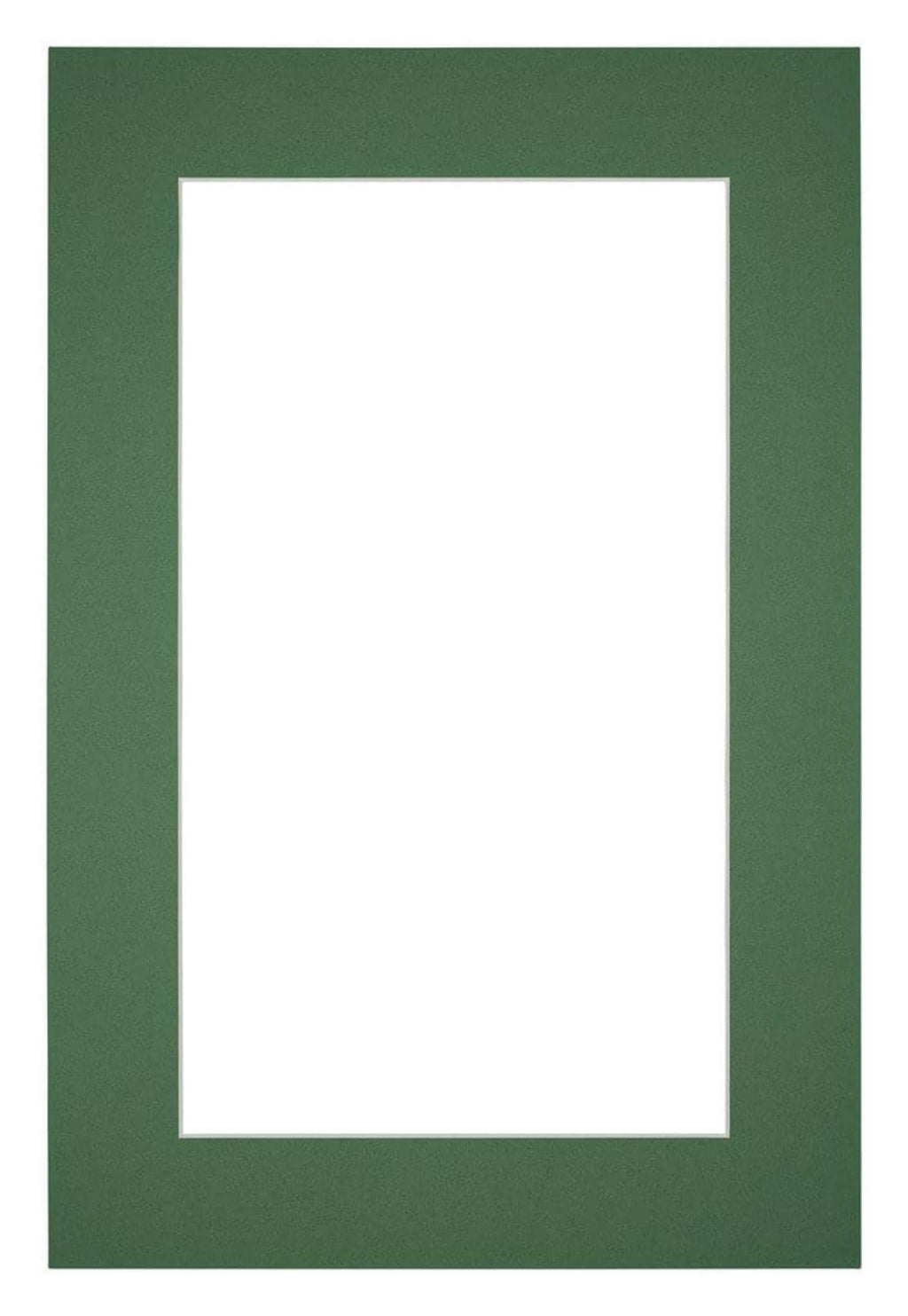 Passe Partout 40x60cm Carton Green Forest Edge 5cm Straight Front | Yourdecoration.com