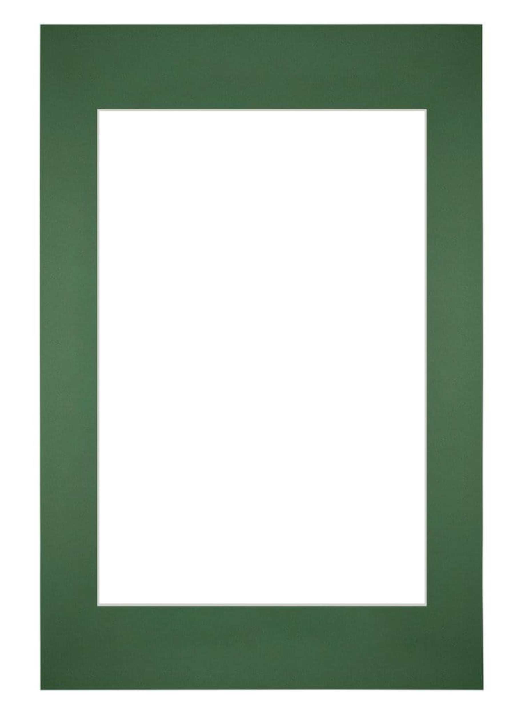Passe Partout 40x60cm Carton Green Forest Edge Straight Front | Yourdecoration.com