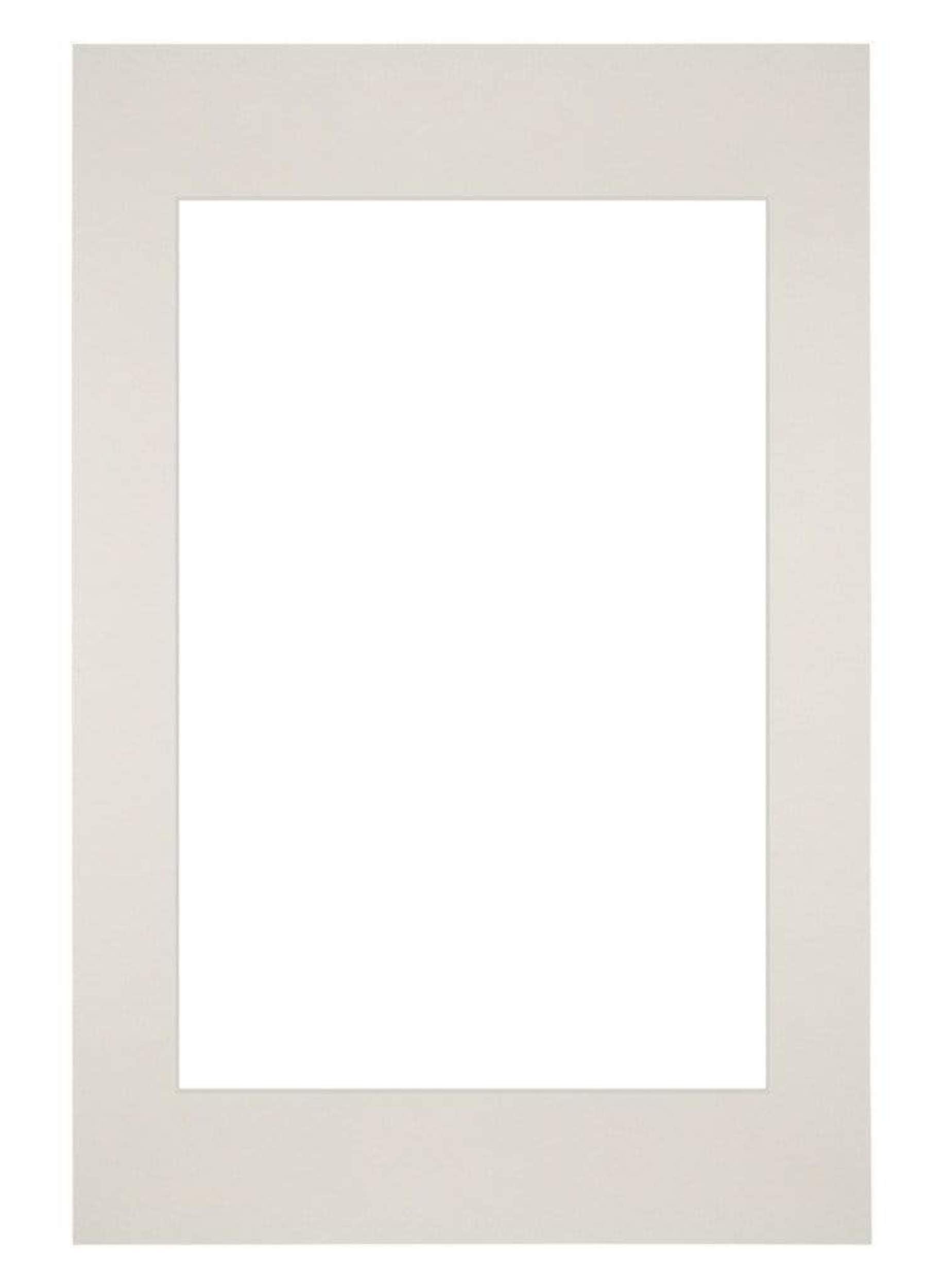 Passe Partout 40x60cm Carton Light Gray Edge Straight Front | Yourdecoration.com