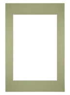 Passe Partout 40x60cm Carton Mint Green Edge Straight Front | Yourdecoration.com