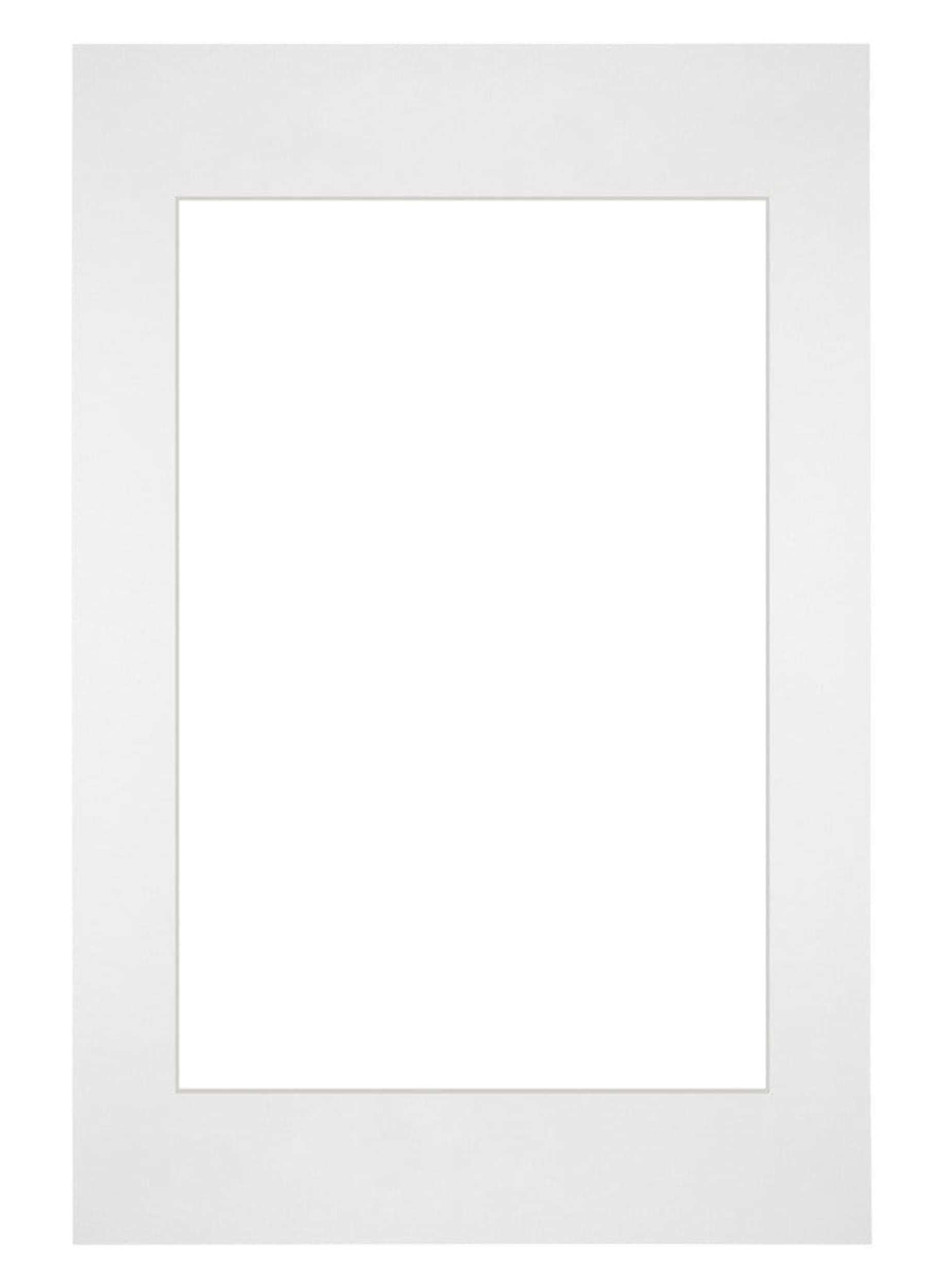 Passe Partout 40x60cm Carton White Edge Straight Front | Yourdecoration.com