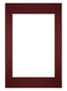 Passe Partout 40x60cm Carton Wine Red Edge Straight Front | Yourdecoration.com