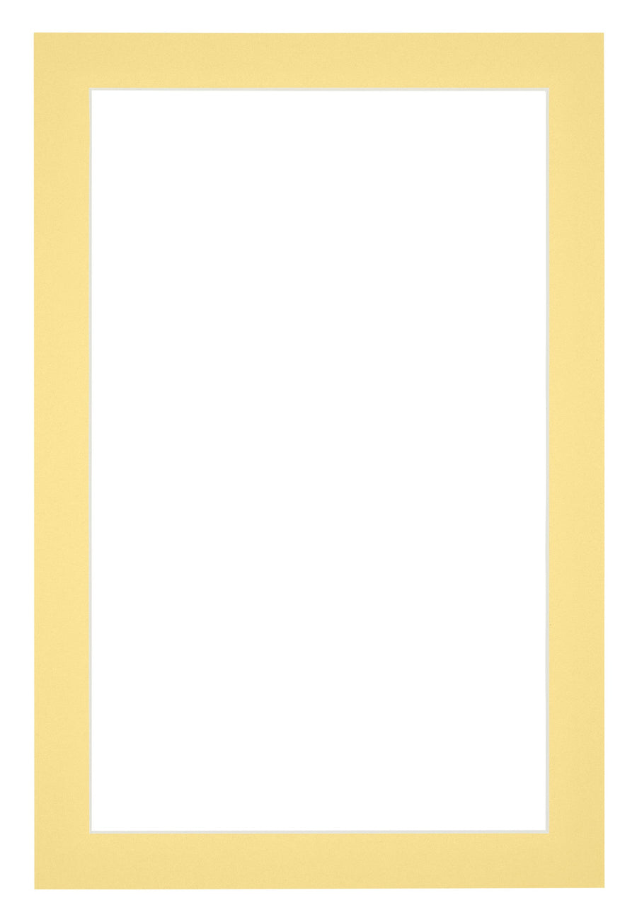 Passe Partout 40x60cm Carton Yellow Edge 3cm Straight Front | Yourdecoration.com