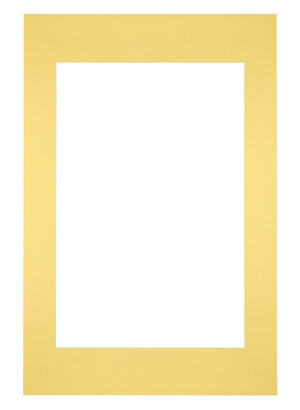 Passe Partout 40x60cm Carton Yellow Edge Straight Front | Yourdecoration.com