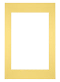 Passe Partout 40x60cm Carton Yellow Edge Straight Front | Yourdecoration.com