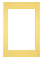 Passe Partout 40x60cm Carton Yellow Edge Straight Front | Yourdecoration.com