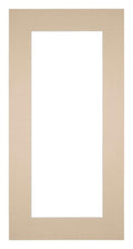 Passe Partout 40x70cm Carton Beige Edge 6cm Straight Front | Yourdecoration.com