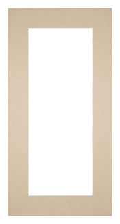 Passe Partout 40x70cm Carton Beige Edge 6cm Straight Front | Yourdecoration.com