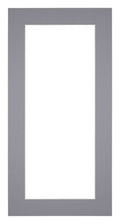 Passe Partout 40x70cm Carton Gray Edge 5cm Straight Front | Yourdecoration.com