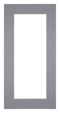Passe Partout 40x70cm Carton Gray Edge 6cm Straight Front | Yourdecoration.com