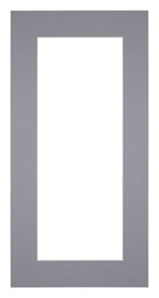 Passe Partout 40x70cm Carton Gray Edge 6cm Straight Front | Yourdecoration.com