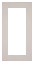Passe Partout 40x70cm Carton Gray Gray Edge 6cm Straight Front | Yourdecoration.com