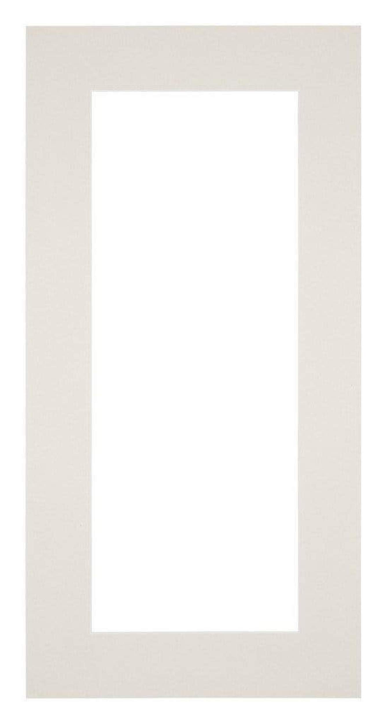 Passe Partout 40x70cm Carton Light Gray Edge 6cm Straight Front | Yourdecoration.com