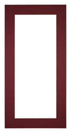 Passe Partout 40x70cm Carton Wine Red Edge 5cm Straight Front | Yourdecoration.com
