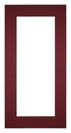 Passe Partout 40x70cm Carton Wine Red Edge 6cm Straight Front | Yourdecoration.com