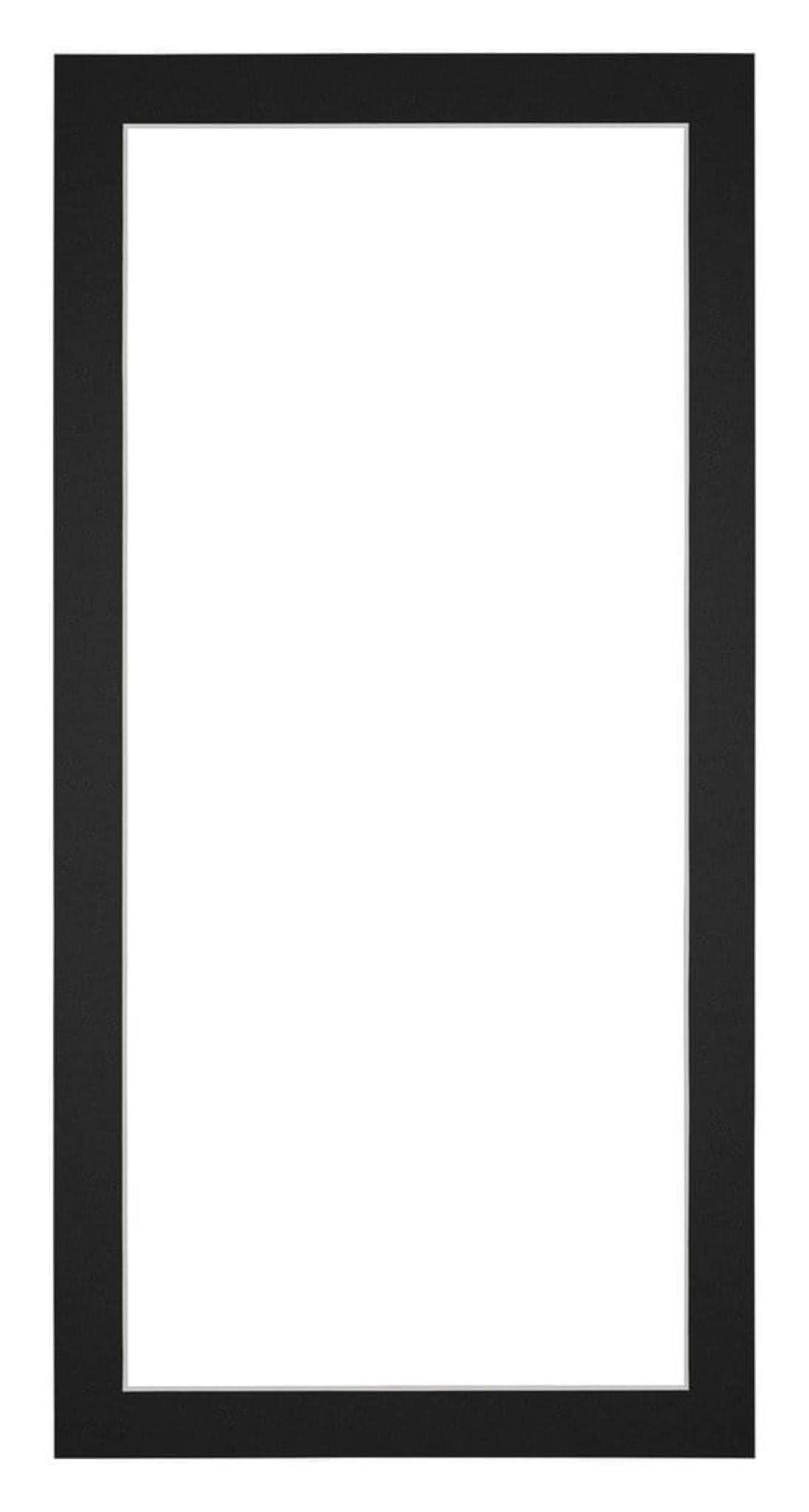 Passe Partout 40x80cm Carton Black Edge 3cm Straight Front | Yourdecoration.com