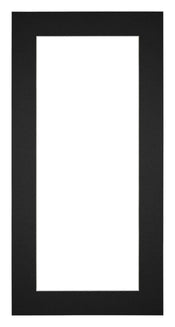 Passe Partout 40x80cm Carton Black Edge 5cm Straight Front | Yourdecoration.com