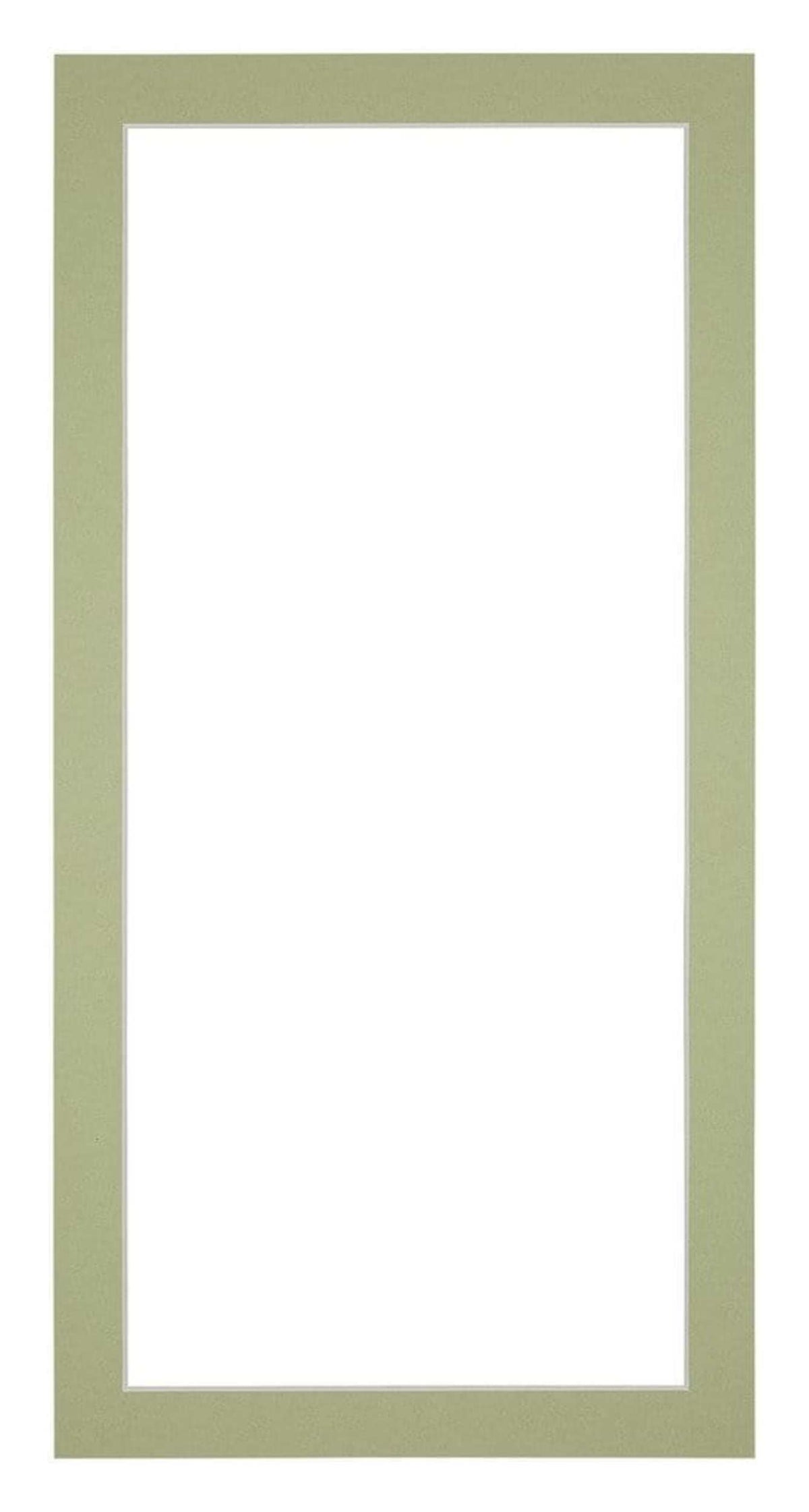 Passe Partout 40x80cm Carton Mint Green Edge 3cm Straight Front | Yourdecoration.com