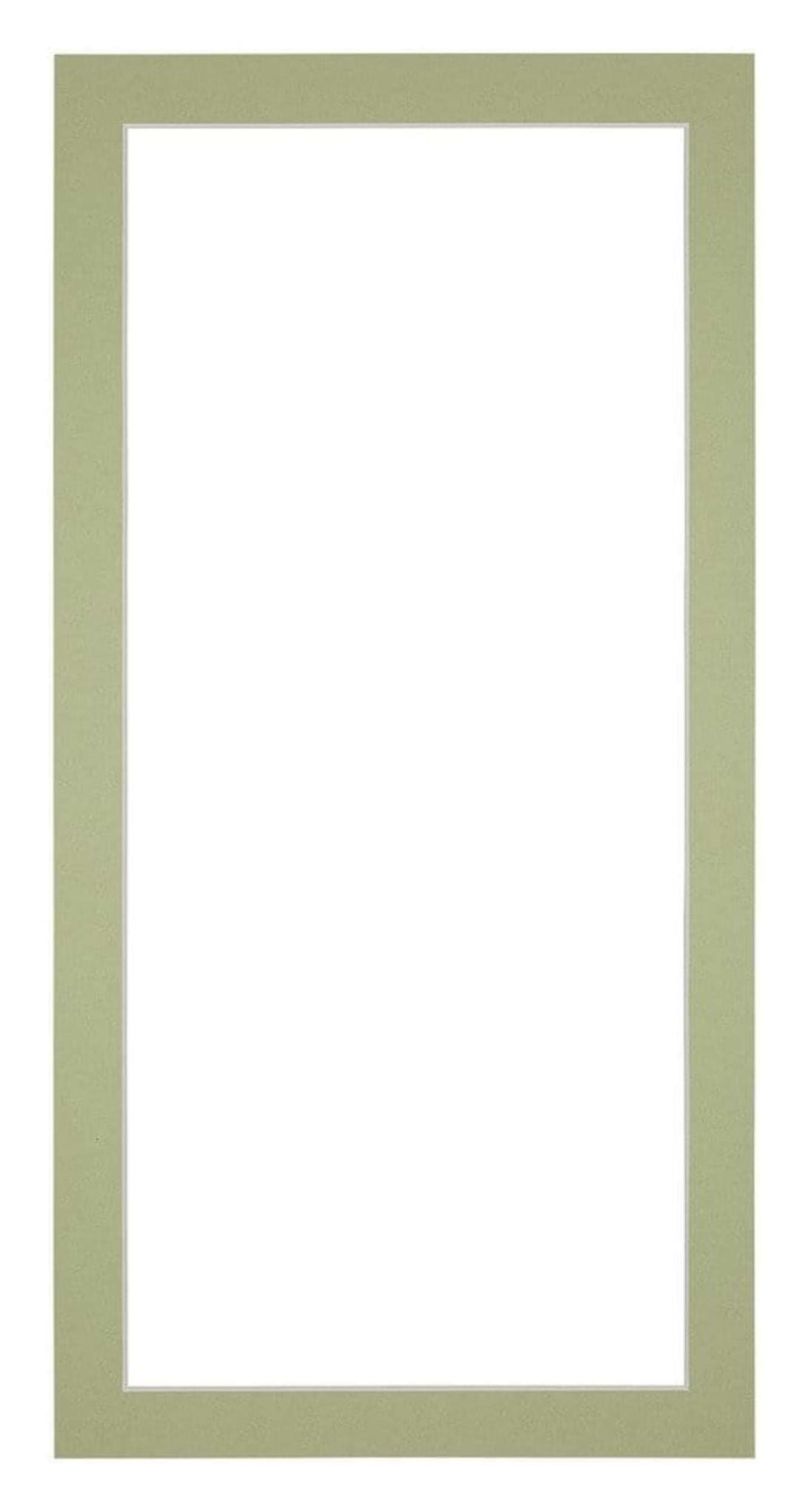 Passe Partout 40x80cm Carton Mint Green Edge 3cm Straight Front | Yourdecoration.com