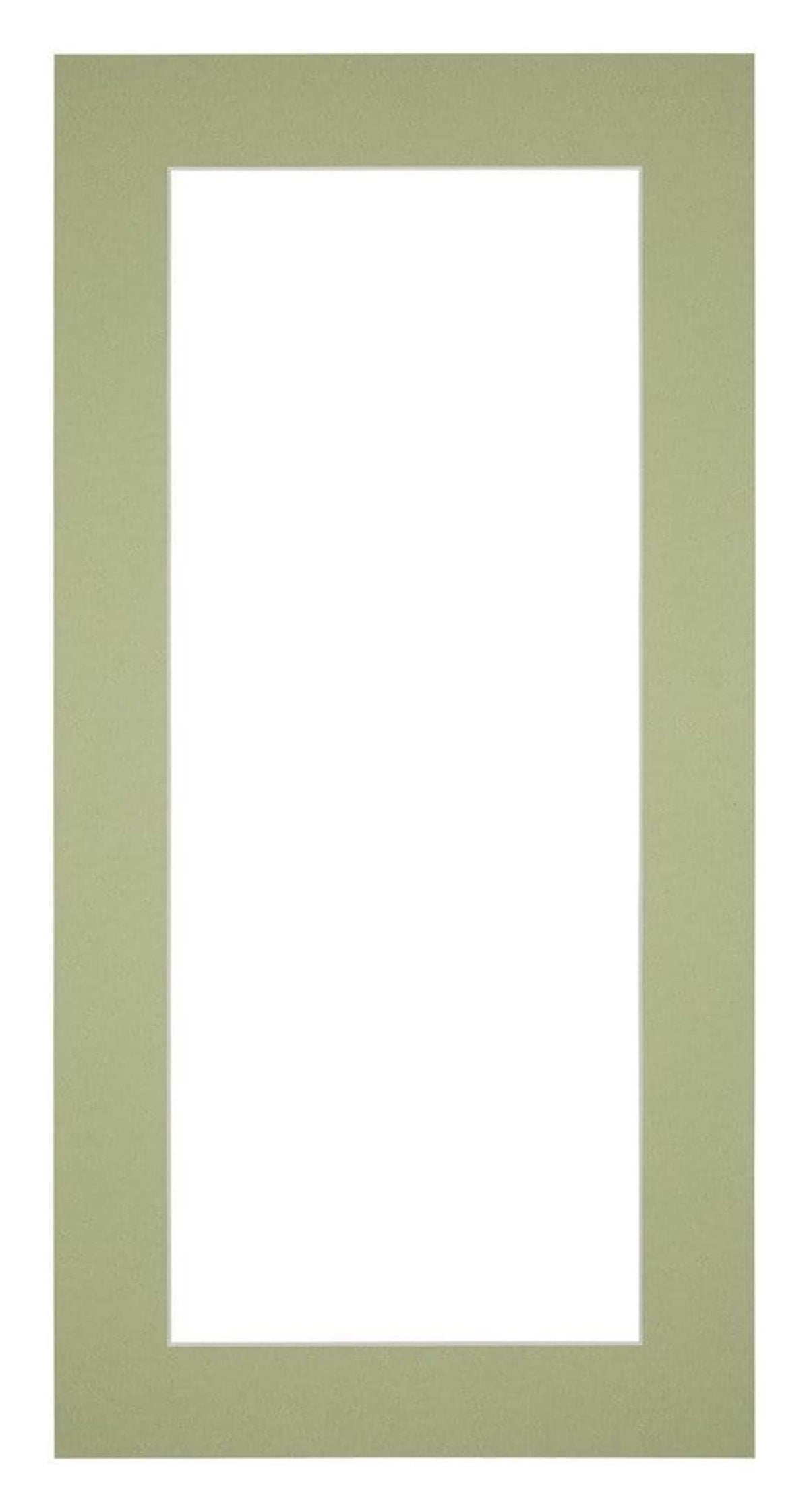 Passe Partout 40x80cm Carton Mint Green Edge 5cm Straight Front | Yourdecoration.com