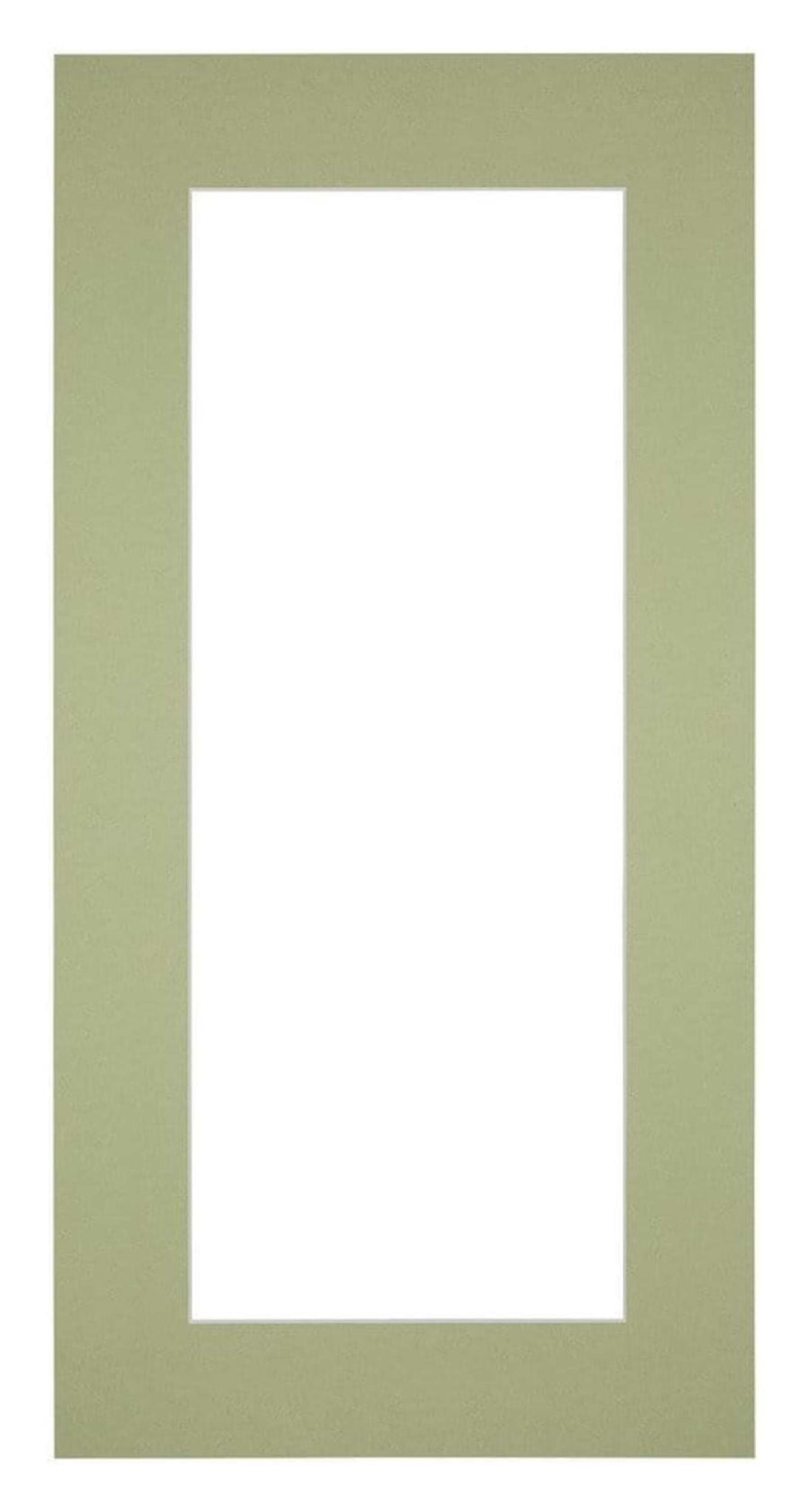 Passe Partout 40x80cm Carton Mint Green Edge 6cm Straight Front | Yourdecoration.com